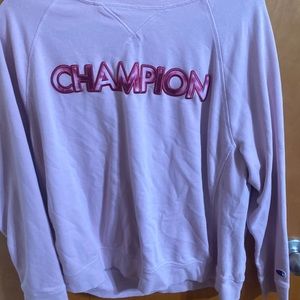 Pink champion sweatshirt
